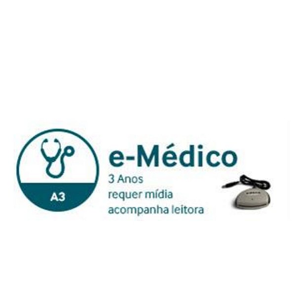 E-MÉDICO A3 DE 3 ANOS + LEITORA