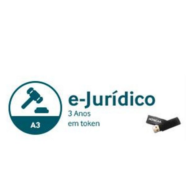 E-JURÍDICO A3 DE 3 ANOS EM  TOKEN