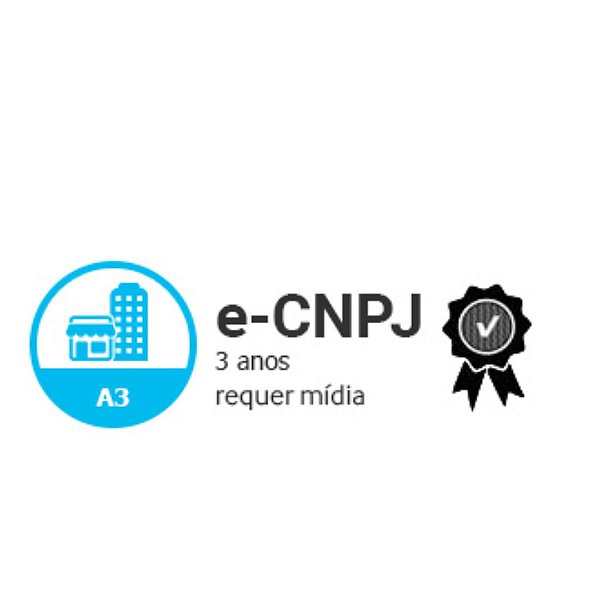 E-CNPJ A3 DE 3 ANOS