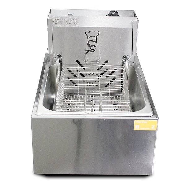 Fritadeira Elétrica A Óleo 1 Cuba - 5 Litros Ribeiros Inox