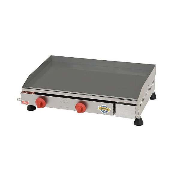 Chapa Para Lanches comercial Marchesoni 60 x 40 2 Queimadores