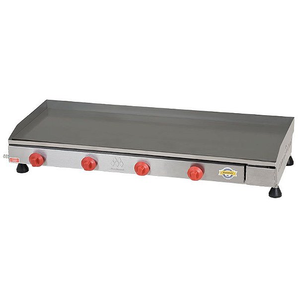 Chapa Para Lanches 4 Queimadores Comercial Marchesoni 100 x 50