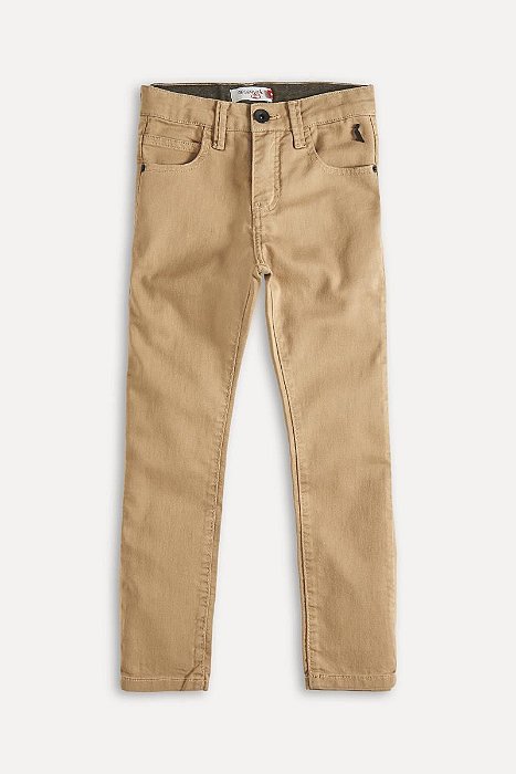 CALCA MINI SKINNY COLOR KHAKI