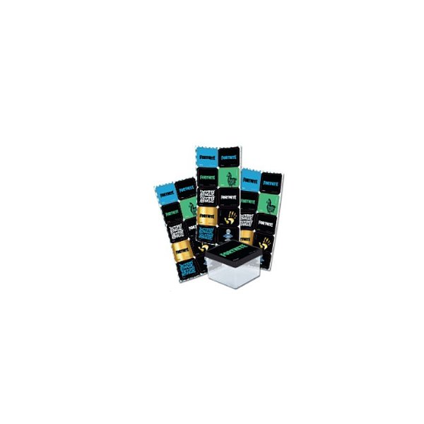 Adesivo Quadrado Fortnite - 30 unidades - Festcolor - Rizzo