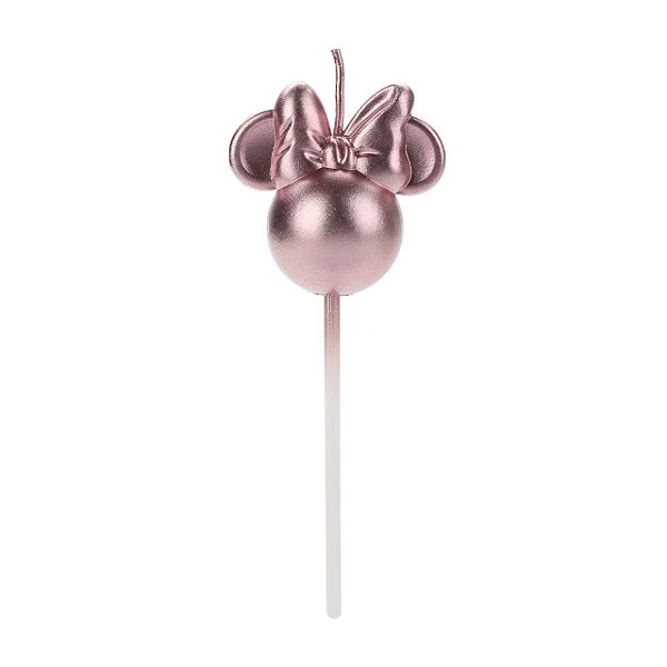 Vela Minne 360 Rose Gold Disney - 1 unidade - Rizzo