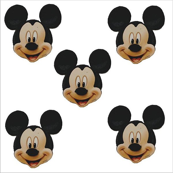 Mini Carinha Impresso em EVA - Mickey - 01 unidade - Piffer - Rizzo