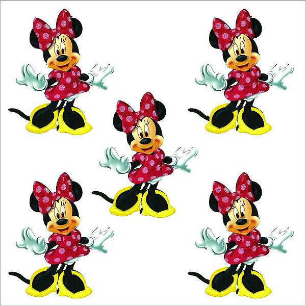 Mini Personagem em EVA - Minnie - 01 unidade - Piffer - Rizzo