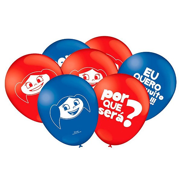 Balão Festa O Show da Luna - 25 unidades - Festcolor - Rizzo Balões