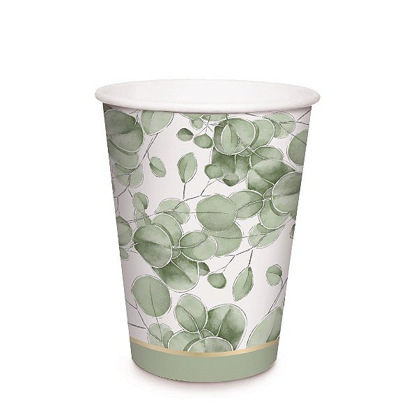 Copo de Papel 240ml - Festa OH Baby Boy - 08 unidades - Cromus - Rizzo