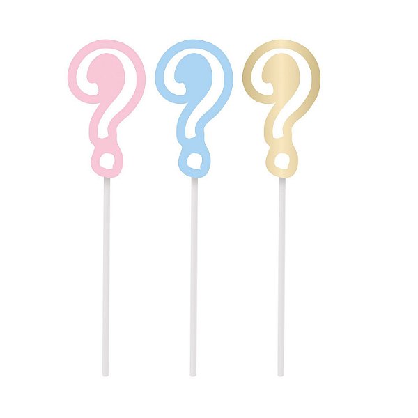 Pick Longo Sortido - Festa Boy or Girl 2 - 08 unidades - Cromus - Rizzo