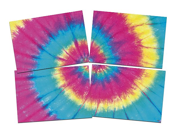Painel Decorativo - Tie Dye - 1,28m x 90cm  - 1 unidade - Festcolor - Rizzo