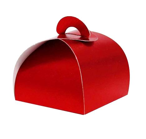 Caixa Bem Casado Vermelho Texturizado - 6,5x6,5x5,5cm - 12 unidades - Assk - Rizzo