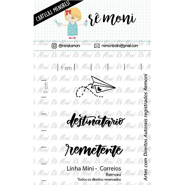 Carimbo Mini Correios  Cod 41000019 - 01 Unidade - Lilipop Carimbos - Rizzo