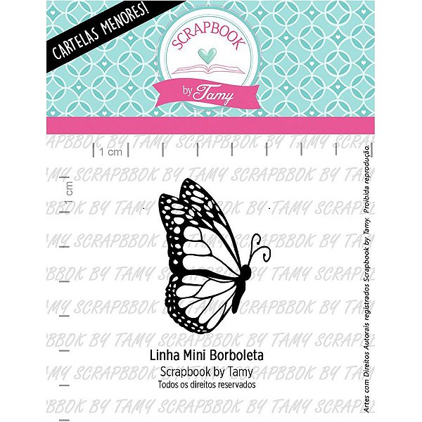 Carimbo Mini Borboleta Cod 71000012 - 01 Unidade - Lilipop Carimbos - Rizzo