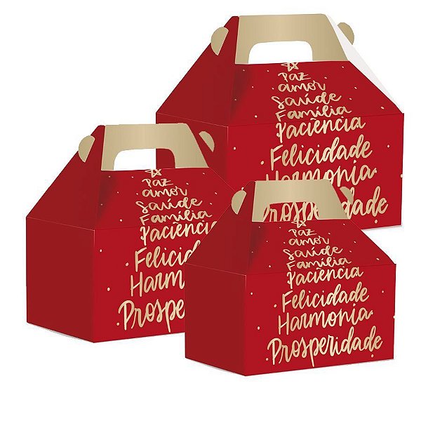 Caixa Maleta Kids Natal  -Votos- 10 unidades -Cromus - Rizzo Balões