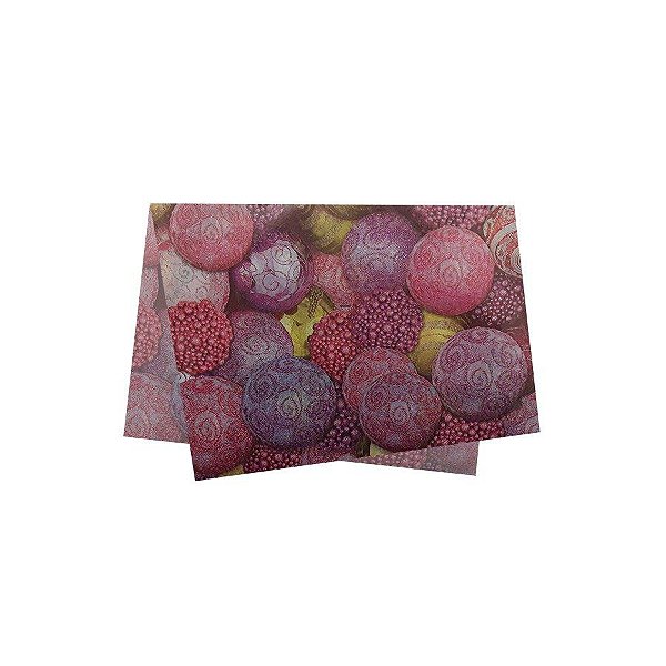 Papel de Seda - 49x69cm - Glitter Balls - 10 folhas - Rizzo