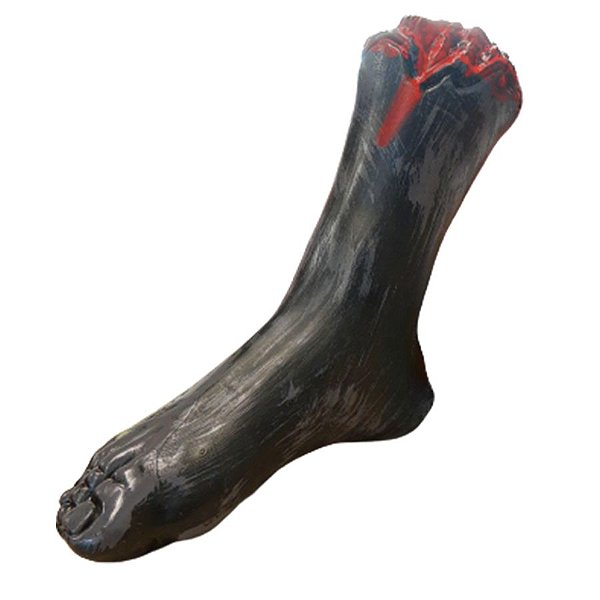 Enfeite Pé de Zumbi Plástico Escuro Halloween - 1 Unidade - Rizzo