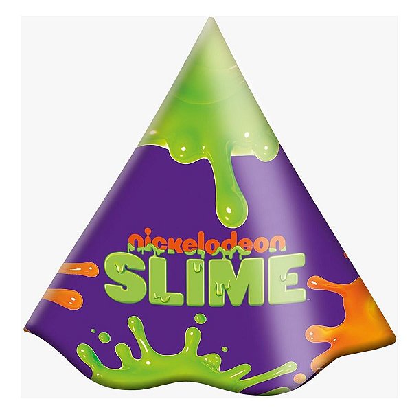 Chapéu Festa Slime - 8 Unidades - Festcolor - Rizzo