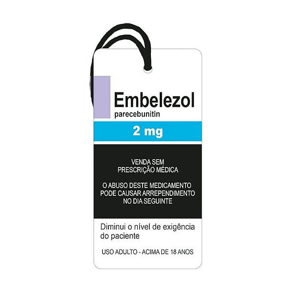 Decor Home Tag "Embelezol: Parecebunitin" - DHT2-114 - LitoArte - Rizzo