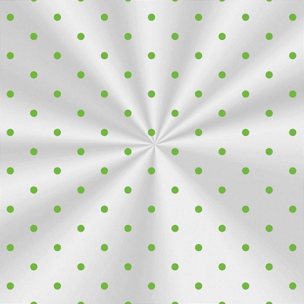 Saco Transparente Decorado - 10x14cm - Poá Verde - 100 unidades - Cromus - Rizzo