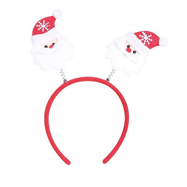 Tiara Noéis Vermelho e Branco - 01 unidade - Cromus Natal - Rizzo Balões