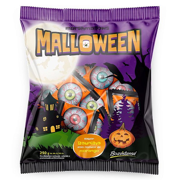 Marshmallow Malloween - Halloween - 250g - 01 Unidade - Florestal - Rizzo