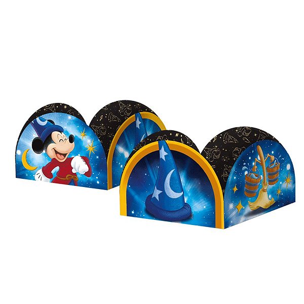 Porta Forminha para Doces - Festa Mickey Fantasia - 50 unidades - Regina -