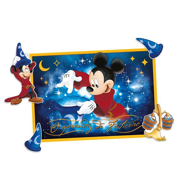 Kit Decorativo Festa Mickey Fantasia - 10pçs - 01 unidades - Regina -