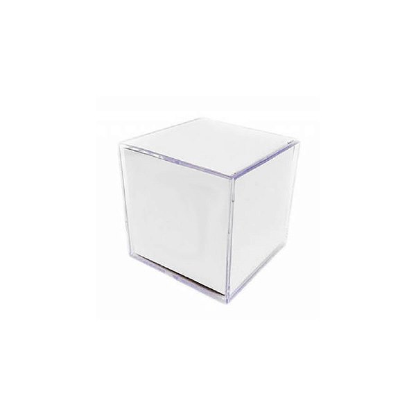 Foto Cubo Mini Acrílico 6,5cm x6,5cm x6,5cm - 01 unidade - Rizzo