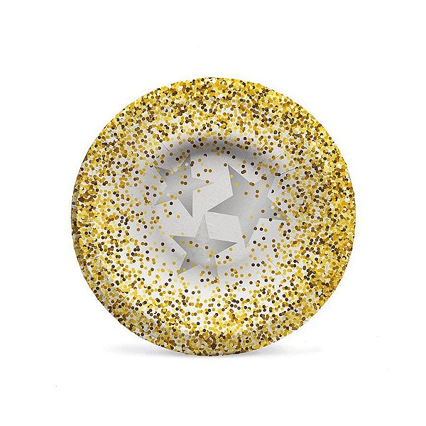 Petisqueira Ano Novo 18cm - 08 unidades - Cromus Natal - Rizzo Balões