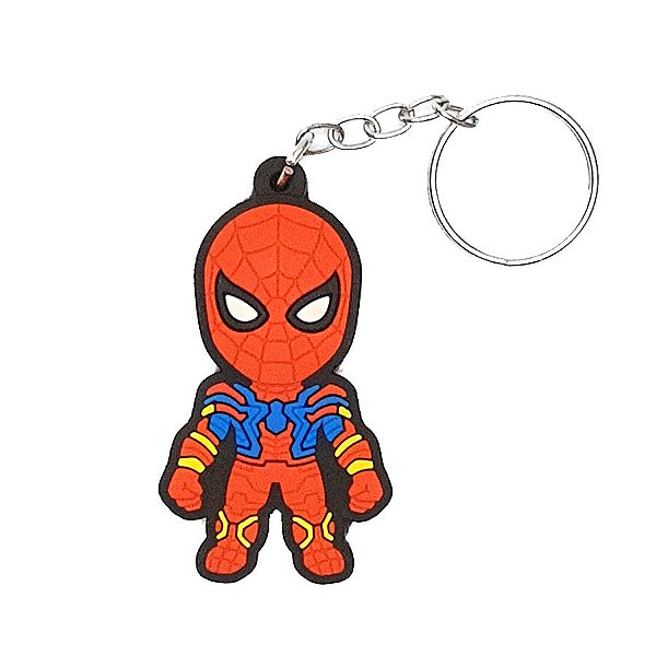 Chaveiro Homem Aranha Temático Emborrachado - 01 unidade - Rizzo