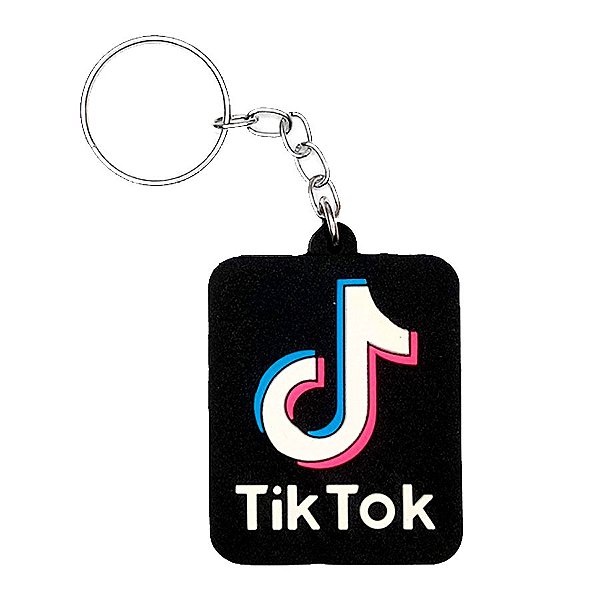 Chaveiro Tik Tok Temático Emborrachado - 01 unidade - Rizzo