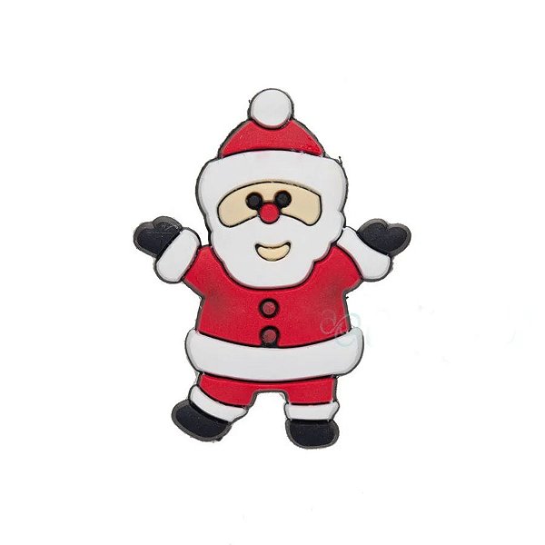 Aplique Papai Noel Silicone - 3,5cm - 4 Un - Artegift - Rizzo