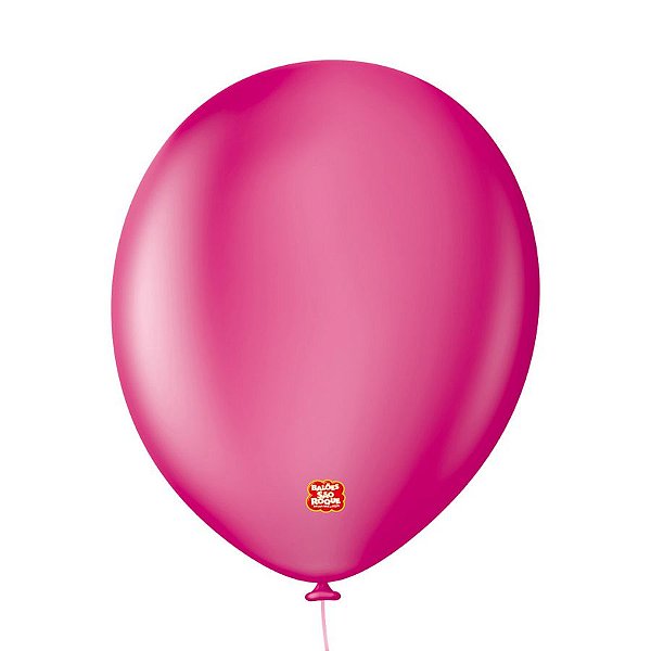 Balão Profissional Premium Uniq 11" 28cm - Rosa Profundo - 15 unidades - Balões São Roque - Rizzo Balões