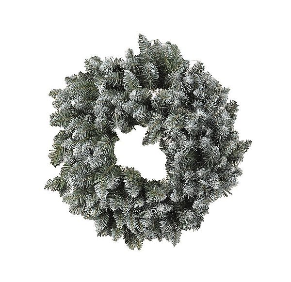 Guirlanda com Galhos Nevados 60cm - 01 unidade - Cromus Natal - Rizzo Balões