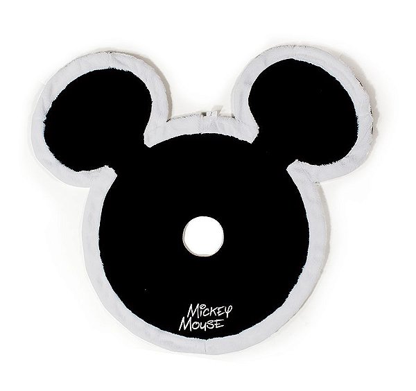 Saia para Árvore Mickey Preto e Branco 75cm - 01 unidade - Natal Disney - Cromus - Rizzo