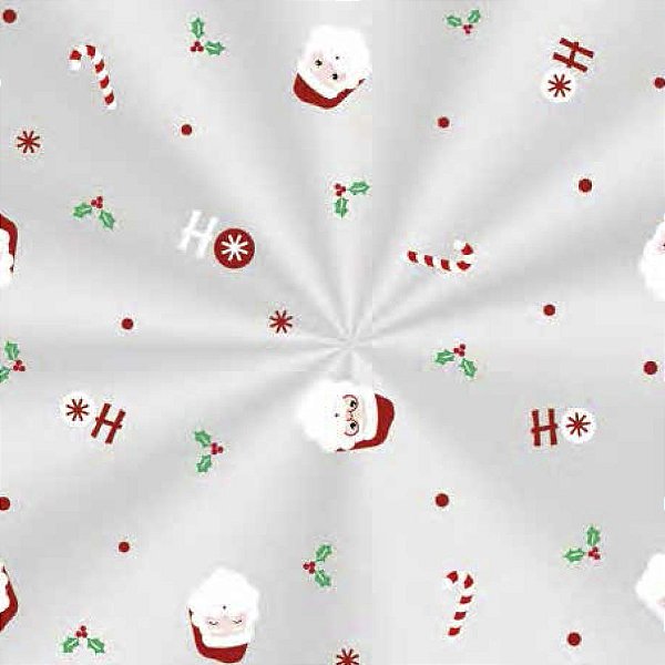 Saco Transparente Decorado - 20x29cm - Noel - 50 Unidades - Cromus Natal