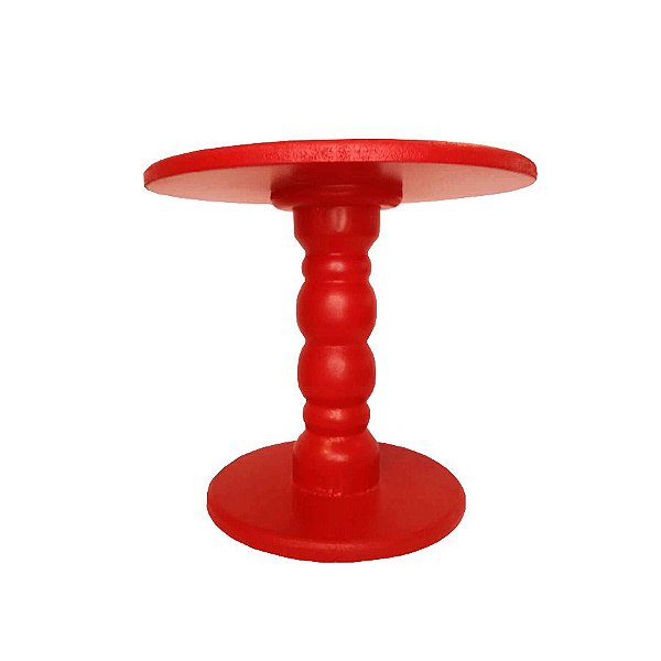 Boleira de Madeira - Vermelho - 01 Unidade Rizzo
