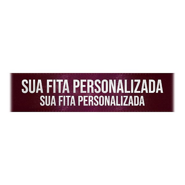 Fita de Cetim Personalizada CFS007 - 30mm X 45metros - Marsala 1355 - 01 Unidade - Progresso - Rizzo Personalize