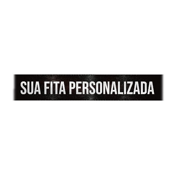 Fita de Cetim Personalizada CFS005 - 22mm X 45metros - Preto 219 - 01 Unidade - Progresso - Rizzo Personalize