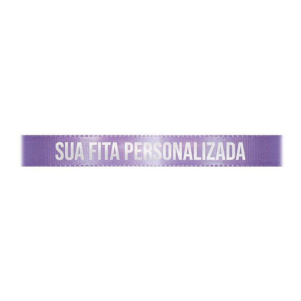 Fita de Cetim para Personalização CFS002 - 10mm X 45metros - Lilás 245 - 01 Unidade - Progresso - Rizzo Personalize