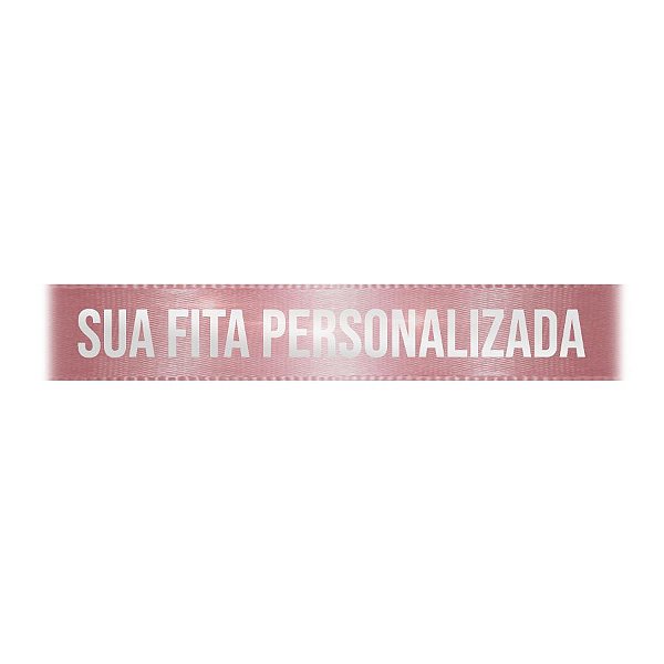 Fita de Cetim Personalizada CFS005 - 22mm X 45metros - Rosa Velho 1143 - 01 Unidade - Progresso - Rizzo Personalize