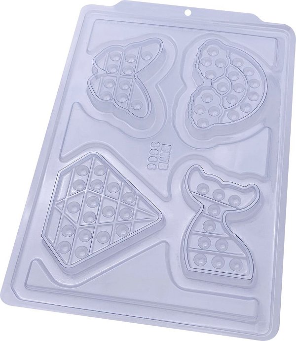 Forma de Acetato Forma Simples SP - Pop It Divertido 3666 - 01 Unidade - BWB