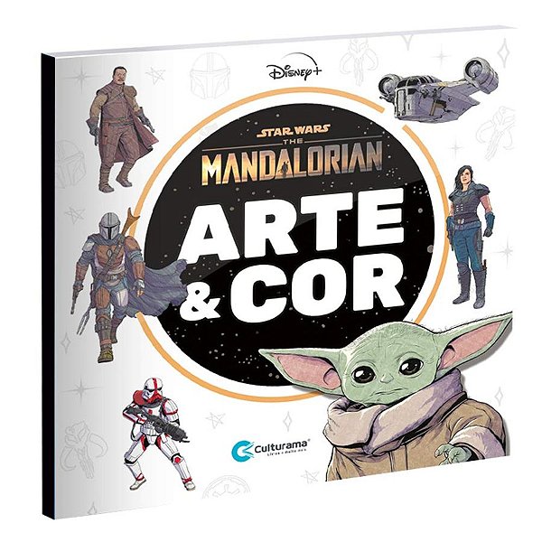 Livro Arte E Cor Star Wars The Mandalorian - 01 Unidade - Culturama - Rizzo