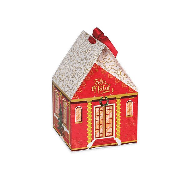 Caixa Casa Mágica com Alça 01 Unidade Decora Doces Rizzo Balões