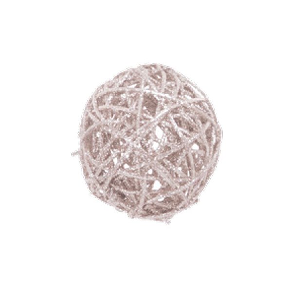 Bola Rattan Nude 15cm - 1 Unidade - Cromus - Rizzo Balões