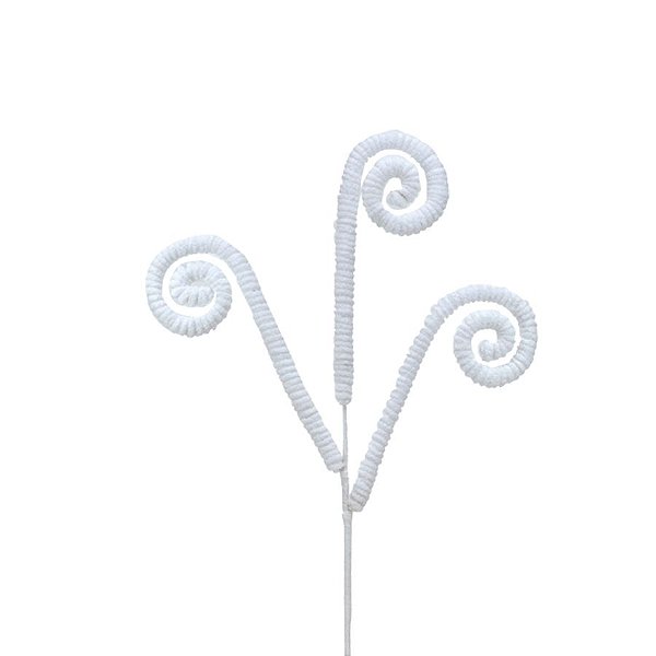 Pick Decorativo - 3 Candy Canes Branco - 1 Unidade - Cromus - Rizzo