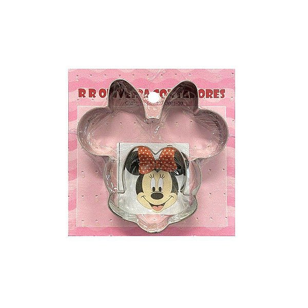 Cortador - Face Minnie Mouse M - Ref 515 - 1 UN - RR Cortadores - Rizzo