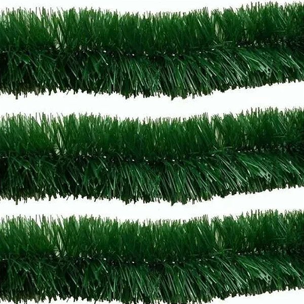 Festão Verde 11cm x 2m Natal - 1 Unidade - Rizzo