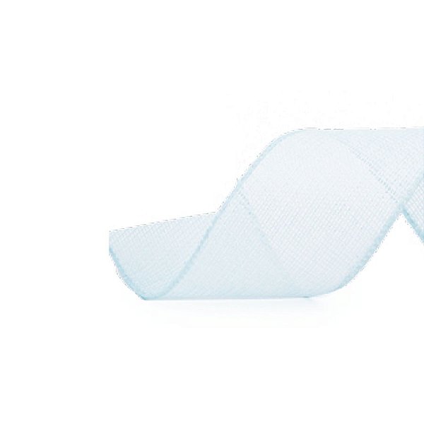 Fita Decorativa Natal Fios Metálicos Verde e Prata 6,3cmx9,14m - 1 Unidade - Cromus -